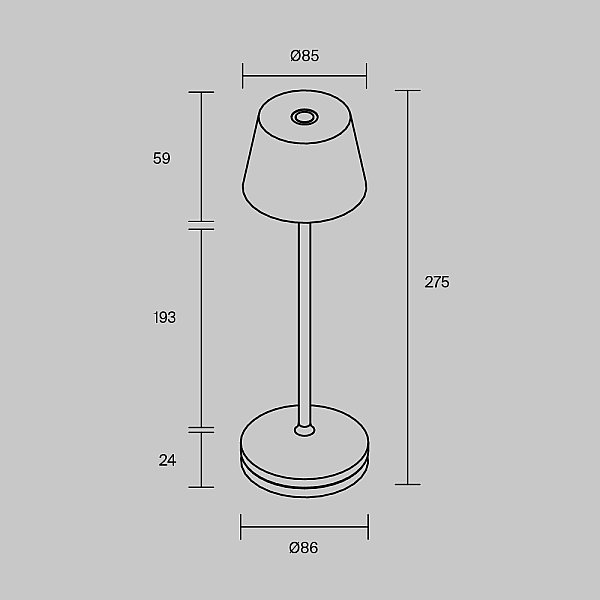 Настольная лампа Nook Maytoni MOD494RL-L1BSK