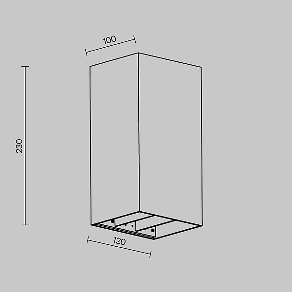 Настенный светильник Drape Maytoni O525WL-L20B3K
