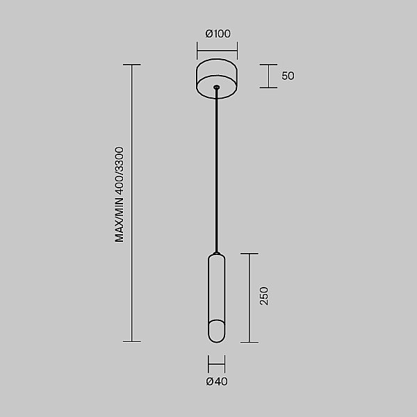 Подвесной светильник Bell Maytoni MOD534PL-L4B3K