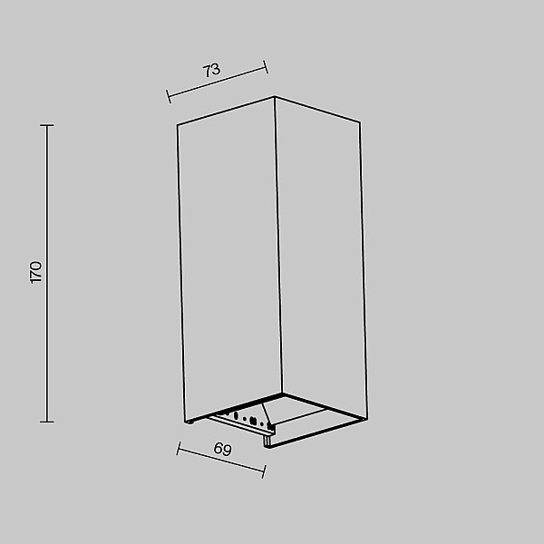 Настенный светильник Drape Maytoni O525WL-L10B3K