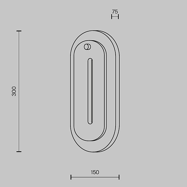 Настенный светильник Ventana Maytoni MOD523WL-L15BG3K1