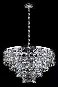 Подвесная люстра LEON Cristal LE3003/800 CH