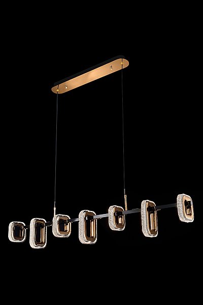 Светильник подвесной LEON Theona LE7701/7L Black/Gold