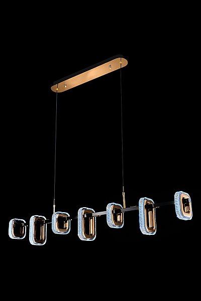 Светильник подвесной LEON Theona LE7701/7L Black/Gold