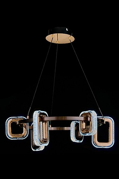 Подвесная люстра LEON Theona LE7701/6 Grey/Gold