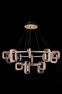 Подвесная люстра LEON Theona LE7701/10+5 Grey/Gold