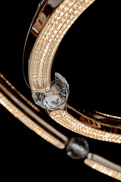 Подвесная люстра LEON Ani LE7710/800-2K Black/Chrome