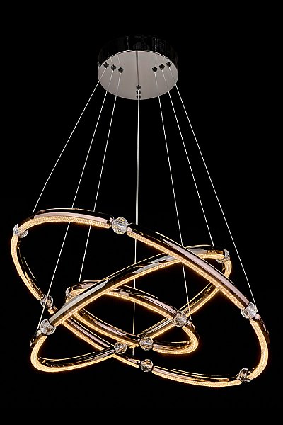 Подвесная люстра LEON Ani LE7710/800-3K Black/Chrome