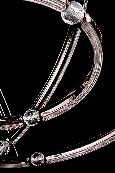 Подвесная люстра LEON Ani LE7710/800-3K Black/Chrome