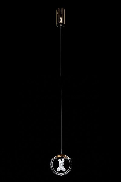 Светильник подвесной LEON Mickey LE7714/1WH Black Chrome