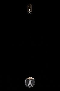 Светильник подвесной LEON Mickey LE7714/1WH Black Chrome