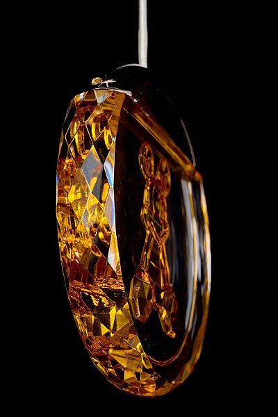 Светильник подвесной LEON Mickey LE7714/1OR Black Chrome