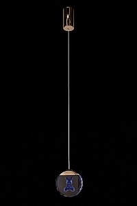 Светильник подвесной LEON Mickey LE7714/1BL Black Chrome