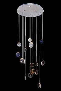 Люстра каскадная LEON Mickey LE7714/16 Black Chrome