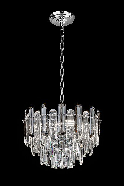 Подвесная люстра LEON Jacqueline LE7161/400 CH/GR