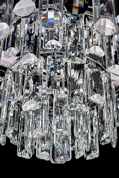 Подвесная люстра LEON Jacqueline LE7161/400 CH/GR