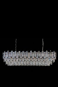 Подвесная люстра LEON Jacqueline LE7161/1200L CH/GR