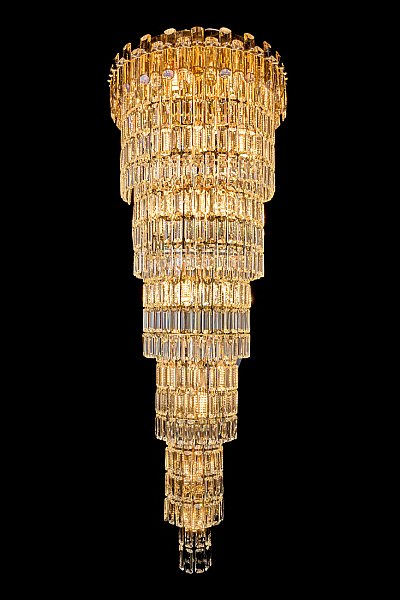 Люстра каскадная LEON Jacqueline LE7161/1700 GD/SH