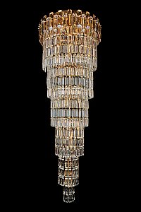 Люстра каскадная LEON Jacqueline LE7161/1700 GD/SH