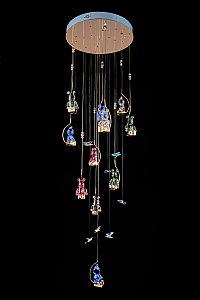 Люстра каскадная LEON Sophie LE1077/2800 GD