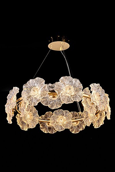 Подвесная люстра LEON Violetta LE3018/800 GD