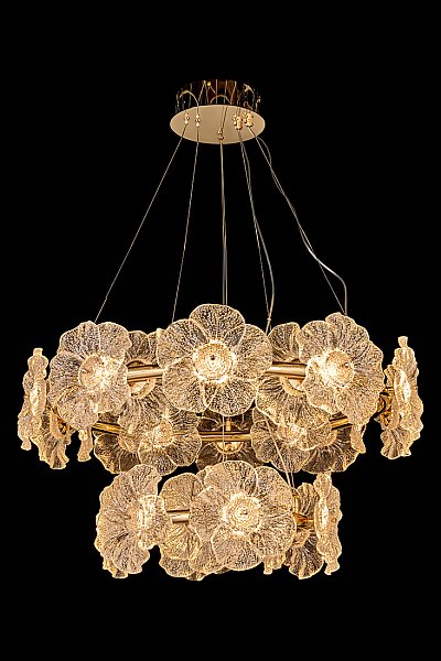 Подвесная люстра LEON Violetta LE3018/800-2K GD