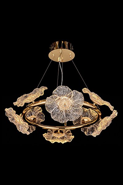 Подвесная люстра LEON Violetta LE3018/600Q GD
