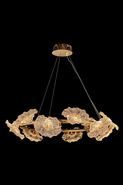 Подвесная люстра LEON Violetta LE3018/800Q GD