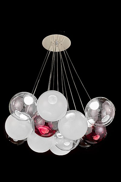 Подвесная люстра LEON Molecule LE7723/13 Chrome