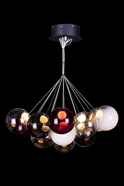 Подвесная люстра LEON Molecule LE7723/19 Chrome