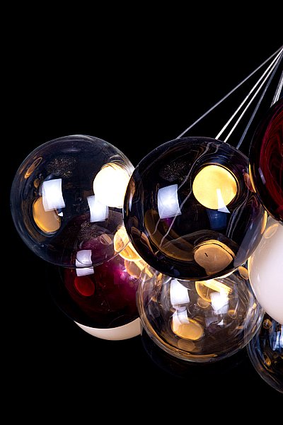 Подвесная люстра LEON Molecule LE7723/19 Chrome