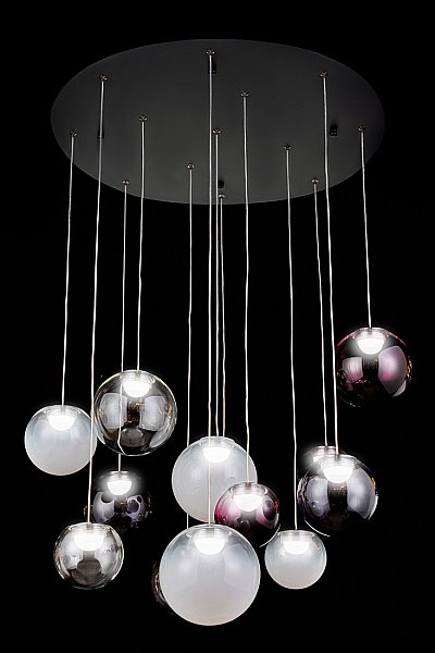 Подвесная люстра LEON Molecule LE7723/13S Chrome