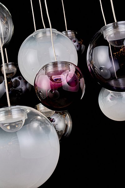 Подвесная люстра LEON Molecule LE7723/13S Chrome