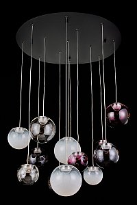 Подвесная люстра LEON Molecule LE7723/13S Chrome