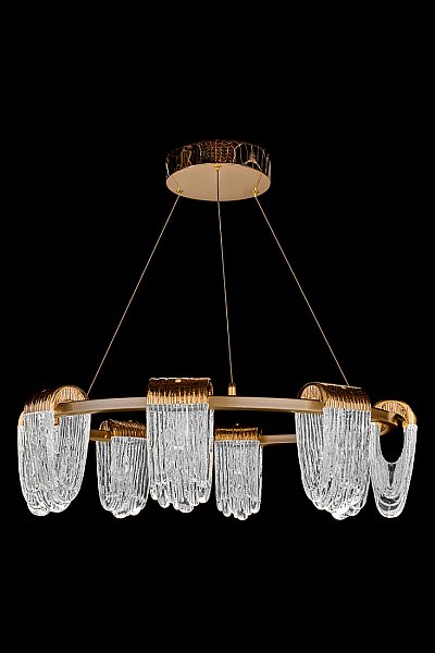 Подвесная люстра LEON Cascade LE7717/8 Gold