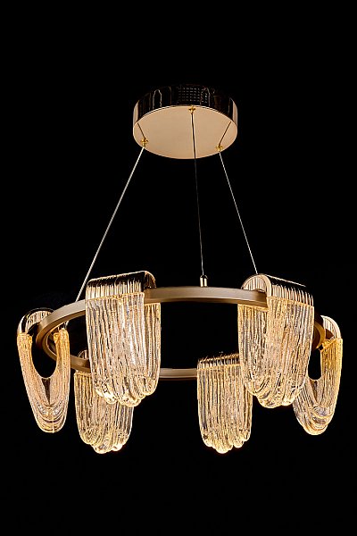 Подвесная люстра LEON Cascade LE7717/6 Gold