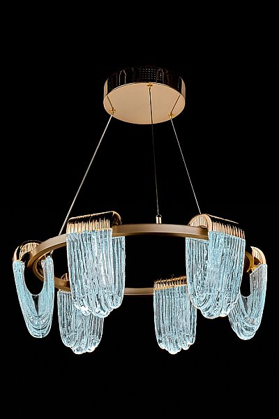 Подвесная люстра LEON Cascade LE7717/6 Gold