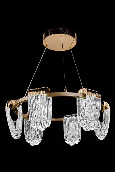 Подвесная люстра LEON Cascade LE7717/6 Gold