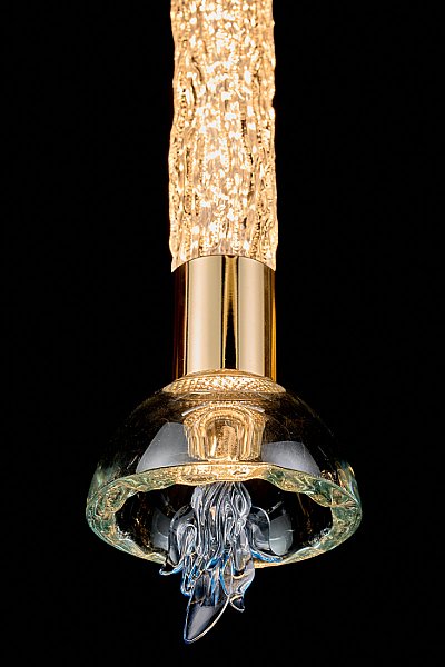 Светильник подвесной LEON Rebecca LE3028/1S GD/BL