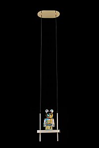 Светильник подвесной LEON Joli LE3024/1S GD/MU