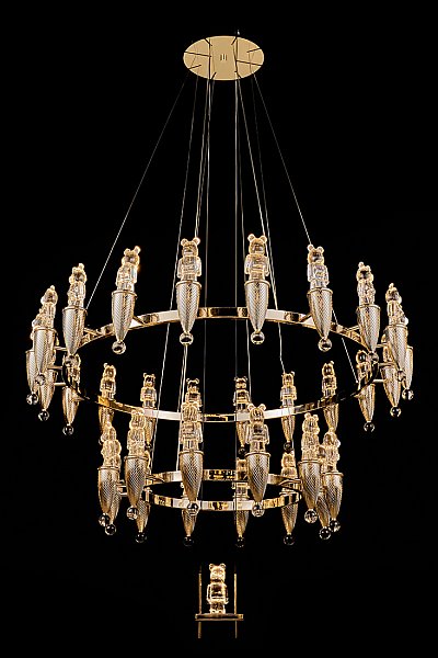 Подвесная люстра LEON Joli LE3024/1050+650 GD