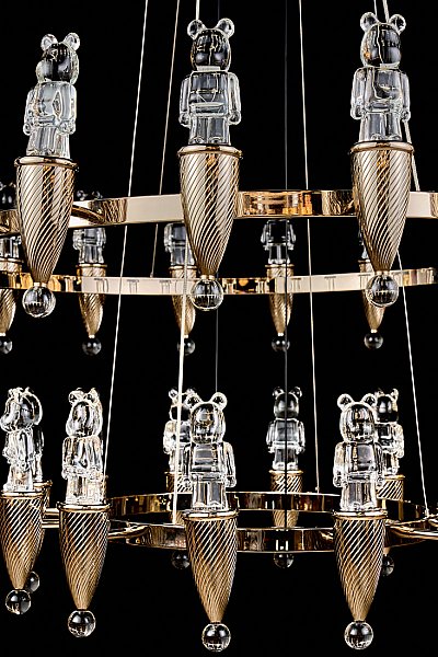 Подвесная люстра LEON Joli LE3024/1050+650 GD