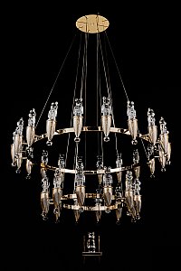 Подвесная люстра LEON Joli LE3024/1050+650 GD