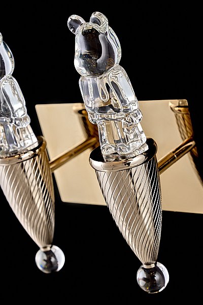 Настенное бра LEON Joli LE3024/2W GD