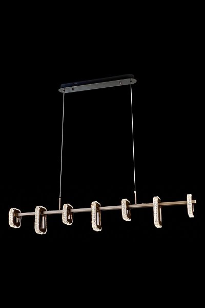 Светильник подвесной LEON Theona LE7701/7L Grey/Black Chrome