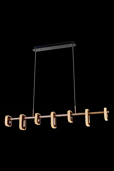 Светильник подвесной LEON Theona LE7701/7L Grey/Black Chrome