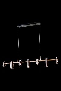 Светильник подвесной LEON Theona LE7701/7L Grey/Black Chrome