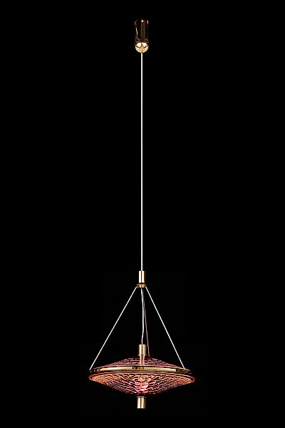 Светильник подвесной LEON Chantale LE3027/1S GD/PU