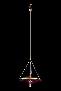 Светильник подвесной LEON Chantale LE3027/1S GD/PU