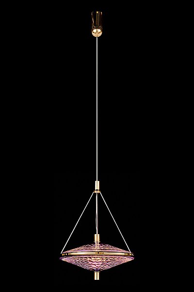 Светильник подвесной LEON Chantale LE3027/1S GD/BL